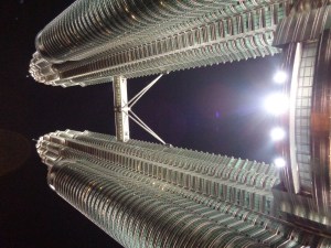 Petronas Towers rotated